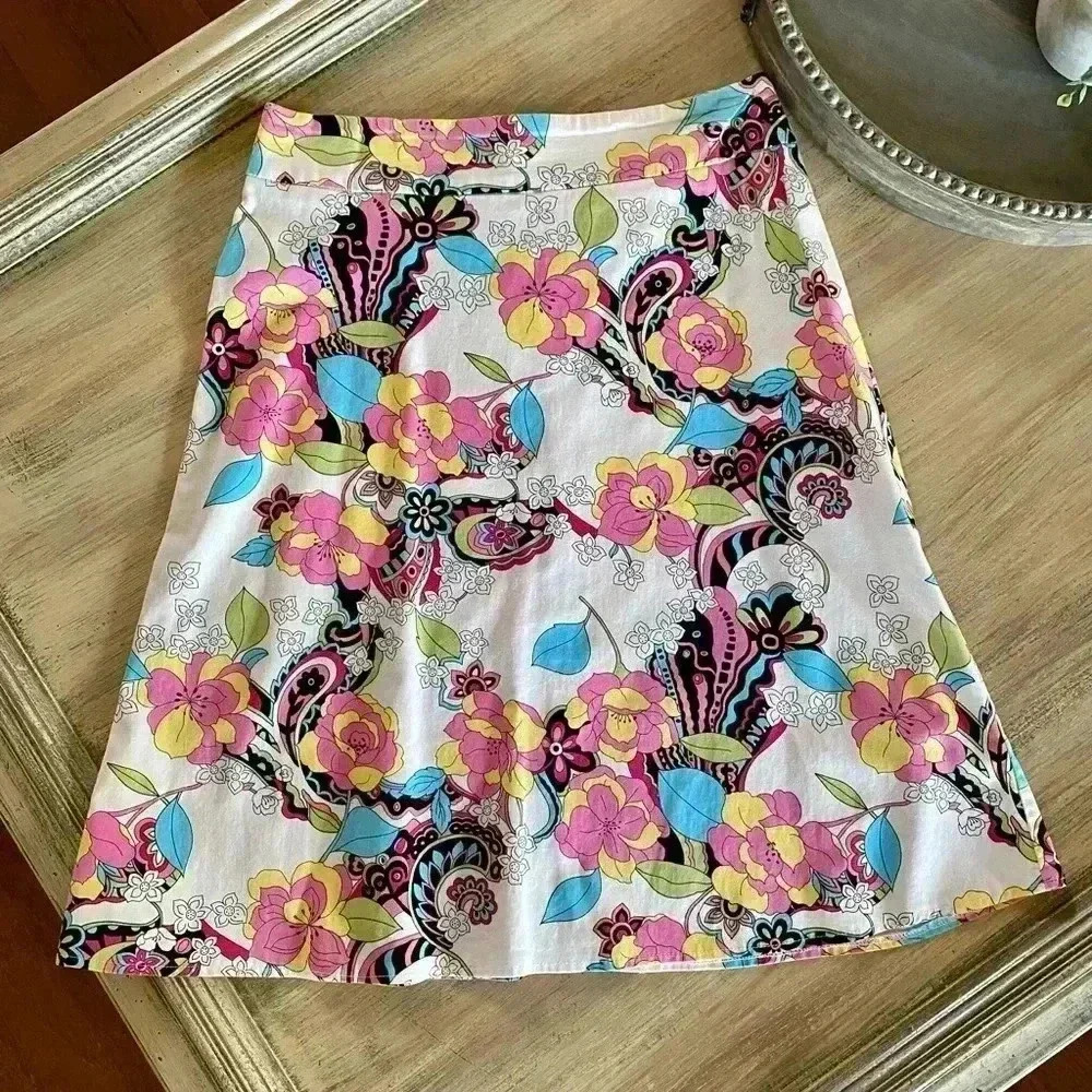 Tribal A-line skirt-size 6